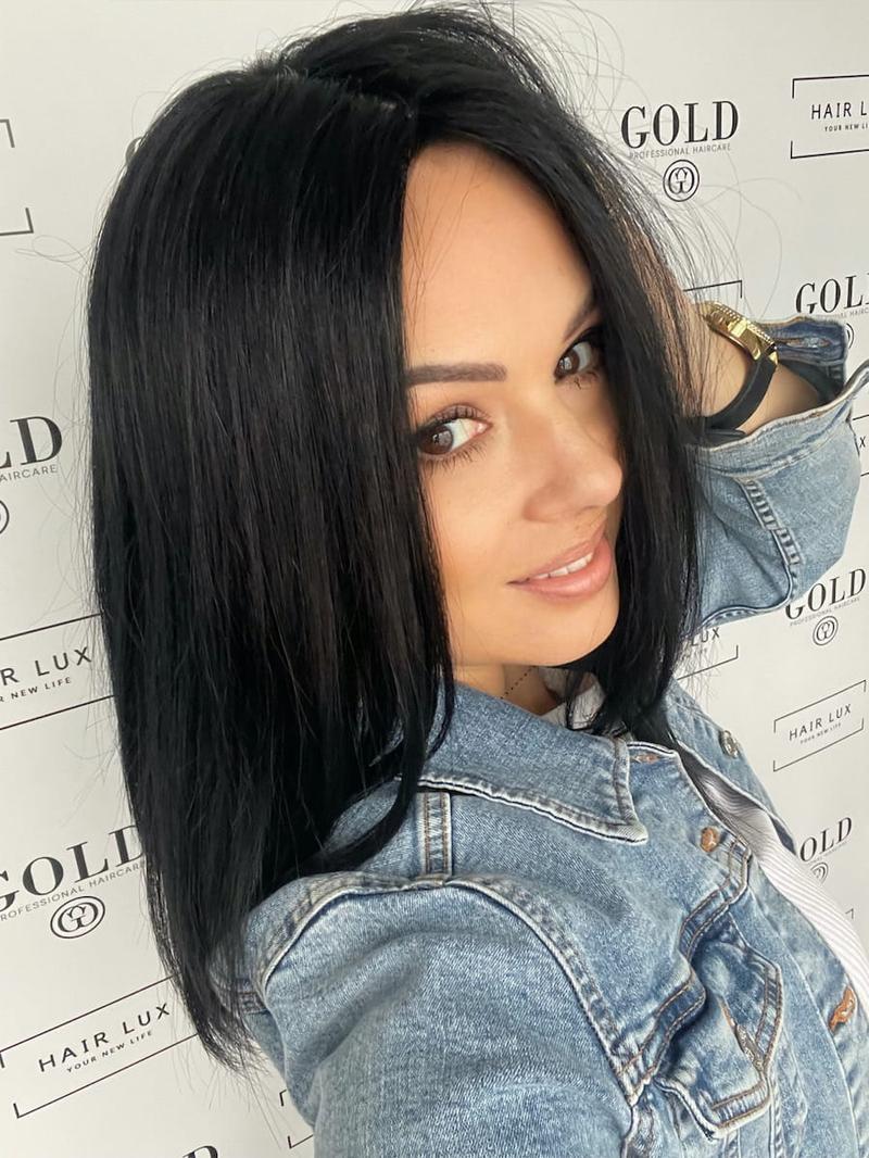 Czarne włosy bez farbowania