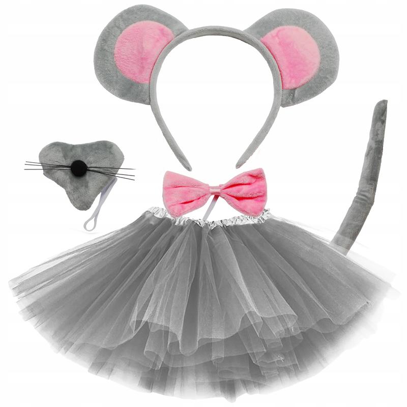 Strój szarej myszki DIY