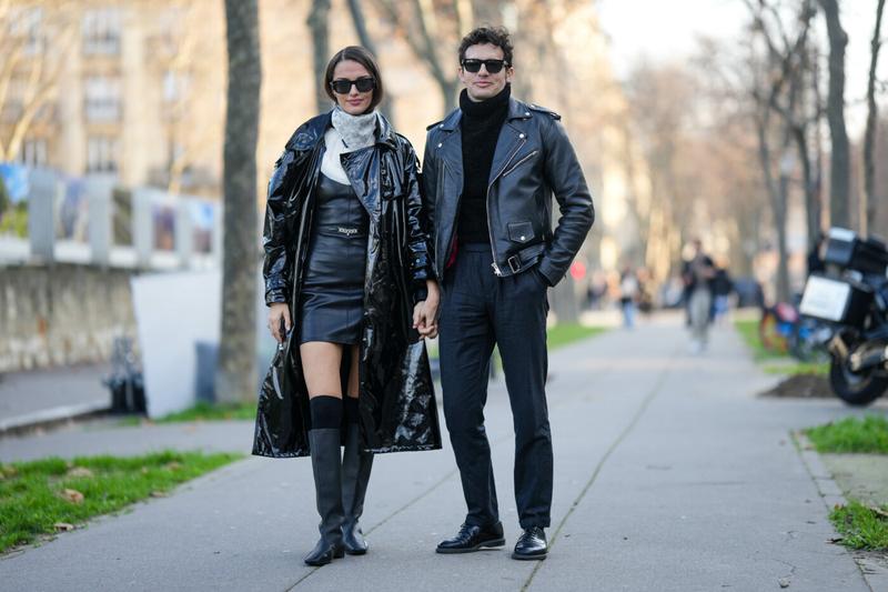 Casualowe buty do skórzanej kurtki