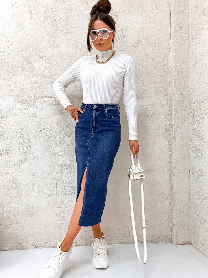 DIY przedłużenie spódnicy dżinsowej