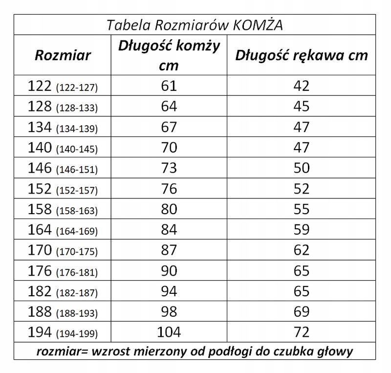 Rozmiar 158 w odzieży dziecięcej