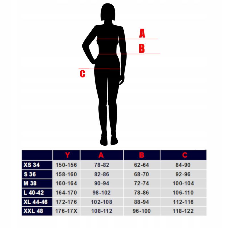 Tabela rozmiarów XS