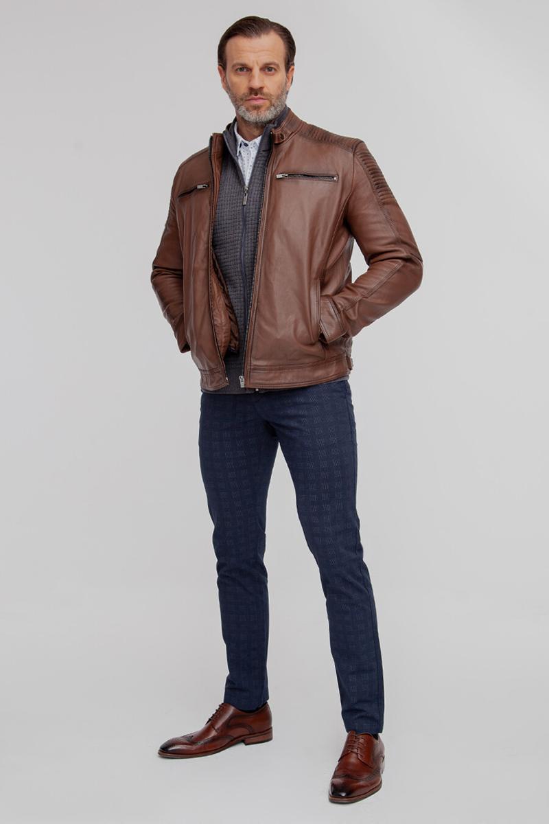 Buty skórzane do brązowej kurtki