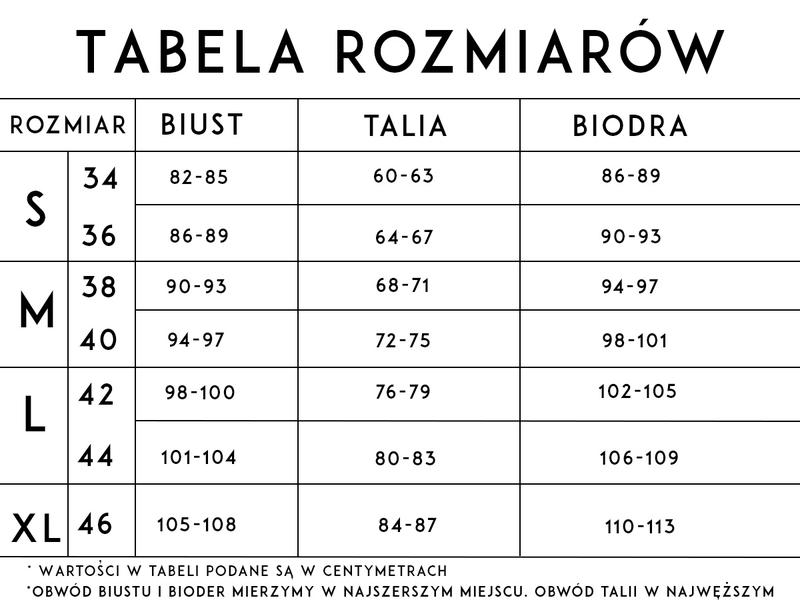 Tabele rozmiarów obuwia