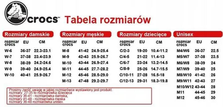 Jak dobrać idealny rozmiar crocs 11 do twojej stopy?