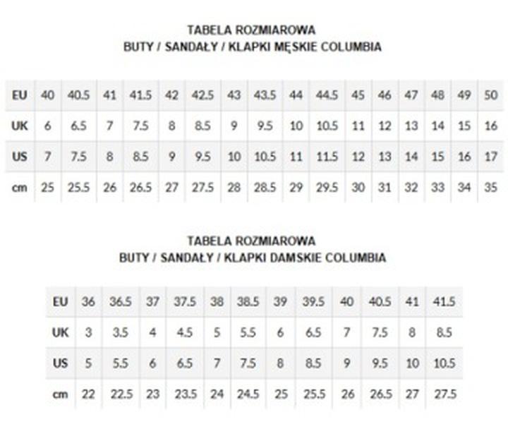 Rozmiar obuwia US 9.5